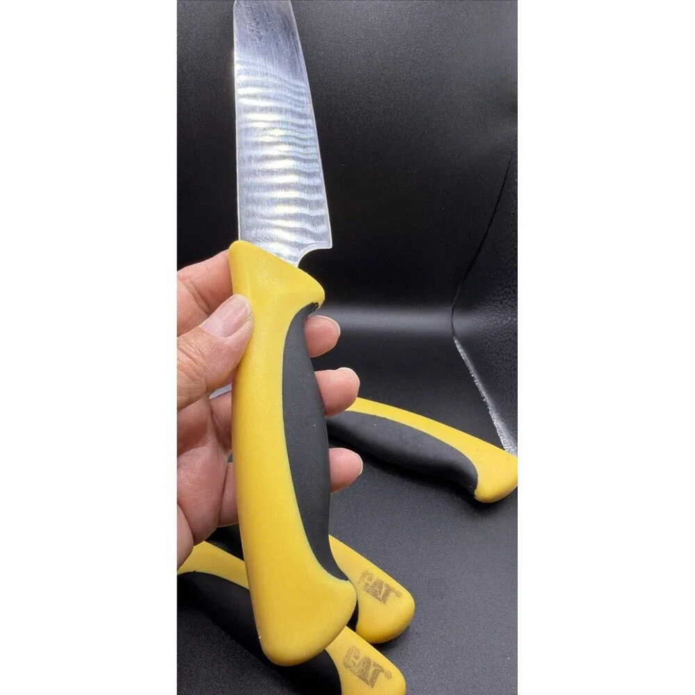CAT Brand Kitchen Knives From Kutmaster. Butcher, Chef, Utility And Paring. Used